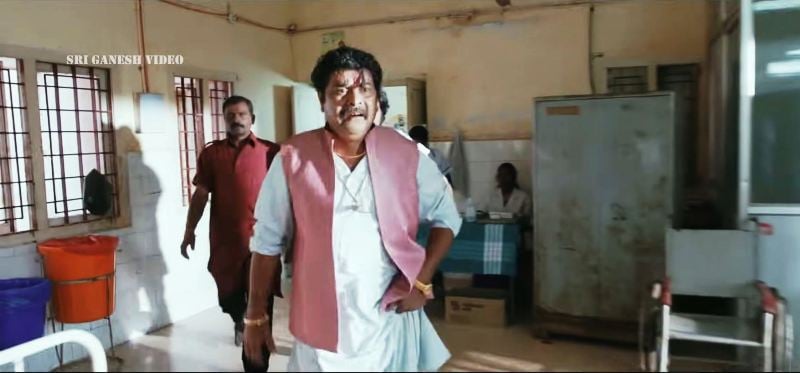 Dinesh Mangaluru as Kulkarni in Rana Vikrama (2015)