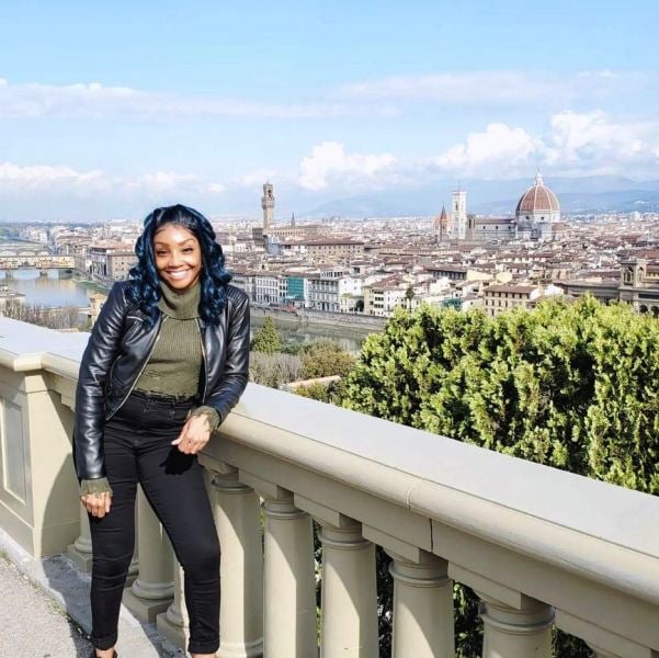 A picture of Elle Young from her trip to Italy