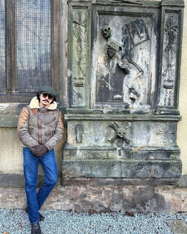 A picture of Gabriel Luna from his trip to Scotland