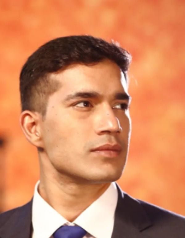 A picture of Harman Singha after his physical transformation