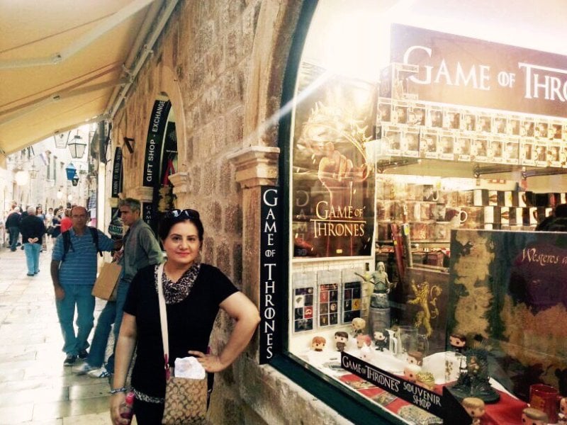 A picture of Jasmeen Manzoor from her trip to Dubrovnik, Croatia
