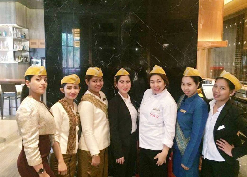 A picture of Malabika with her team