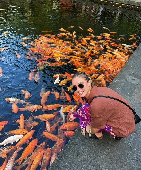 A picture of Monica Wright from her trip to Bali