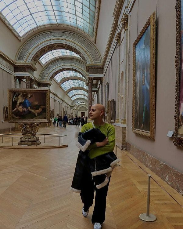 A picture of Neehar Sachdeva from her trip to Paris, France