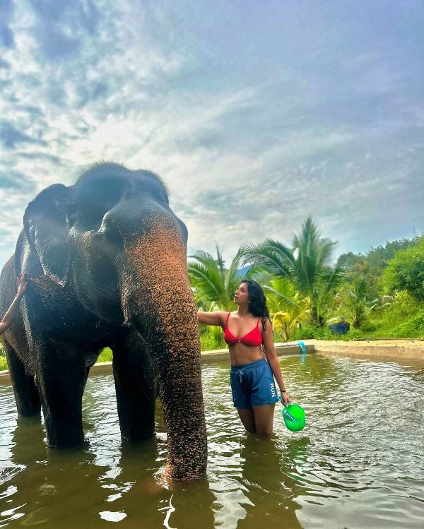 A picture of Palak Jaiswal from her trip to Thailand