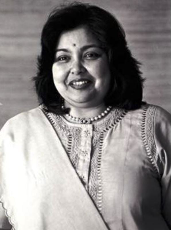 A picture of Pamela Chopra when she was young