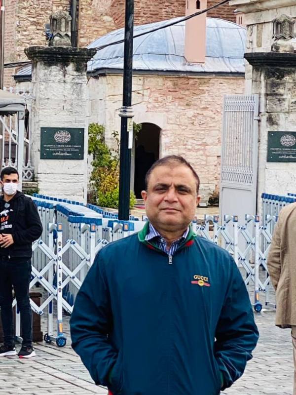A picture of Rahat Rao from his trip to Istanbul