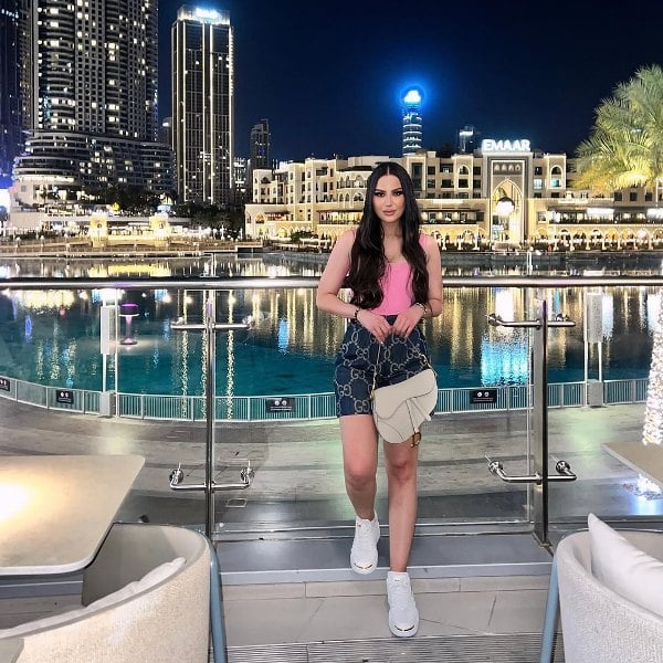 A picture of Sama Kamel from her trip to Dubai