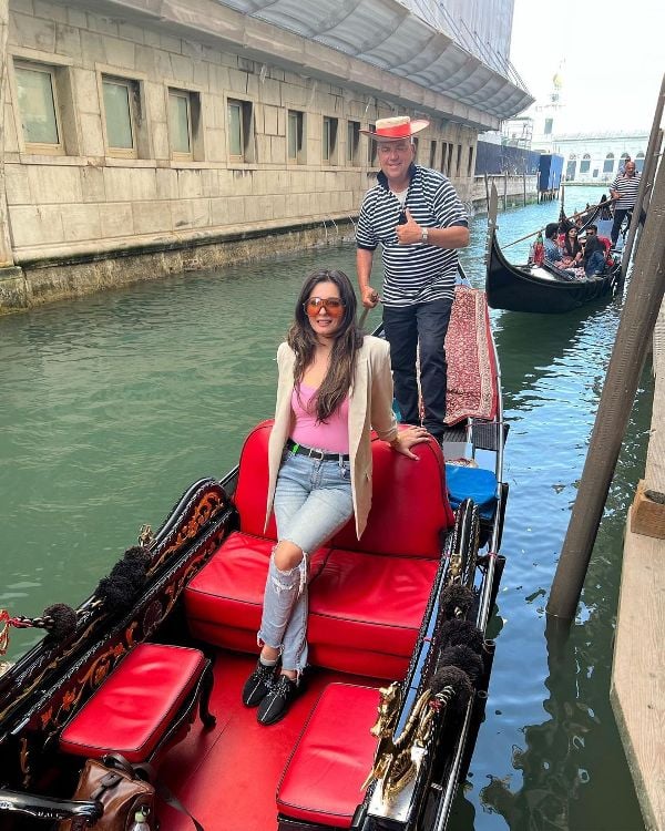 A picture of Shonali Nagrani from her trip to Italy