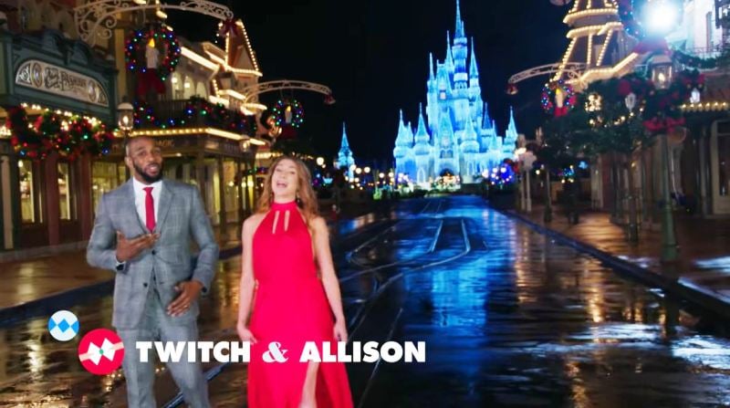 A picture of Stephen Laurel tWitch hosting Disney