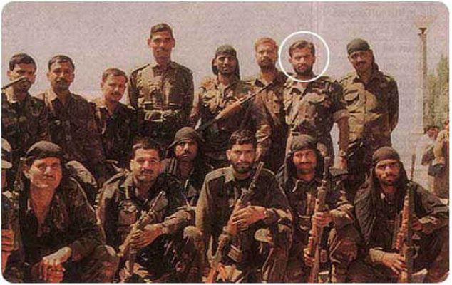 A picture of Thapar taken with the men and officers of the 2nd Battalion of the Rajputana Rifles