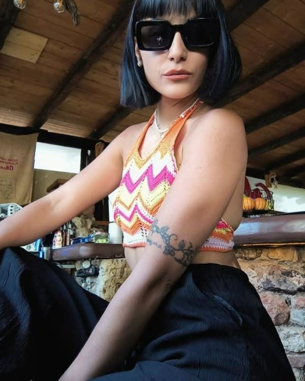 A picture of Theophania Nikolaidis from one of her vacations