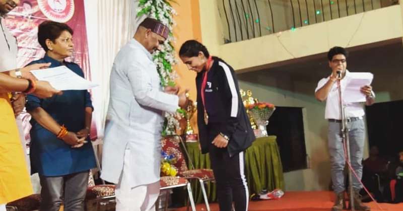 Twinkle Chourasia at District Bench Press Powerlifting Championship, Jabalpur (2019)
