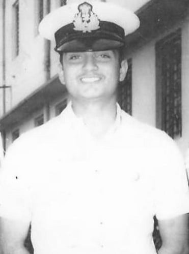 A picture of Vinay Pathak in his younger days