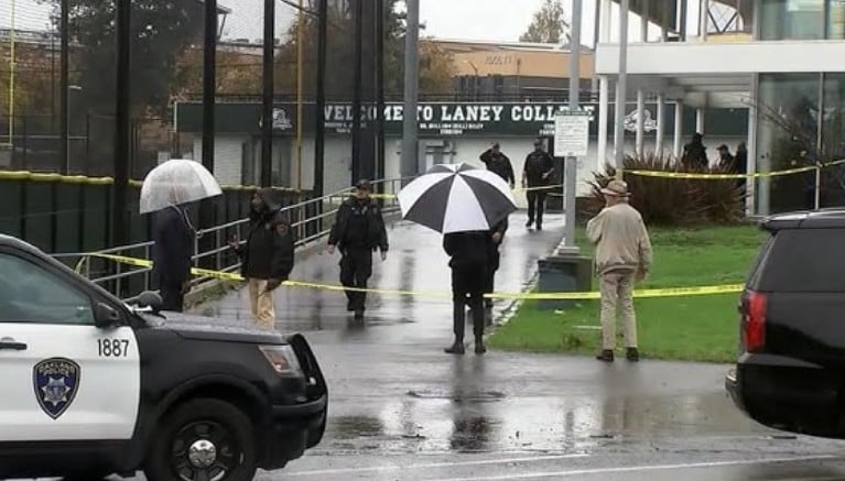 A picture of the crime scene