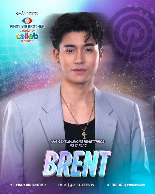 A poster of Brent Manalo from the Filipino TV reality show Pinoy Big Brother: Celebrity Collab Edition (2025)