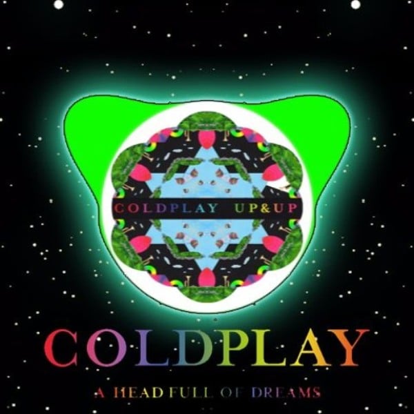 A poster of Coldplay