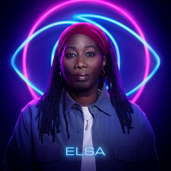 A poster of Elsa Rudge from Big Brother Belgium and the Netherlands (2025)