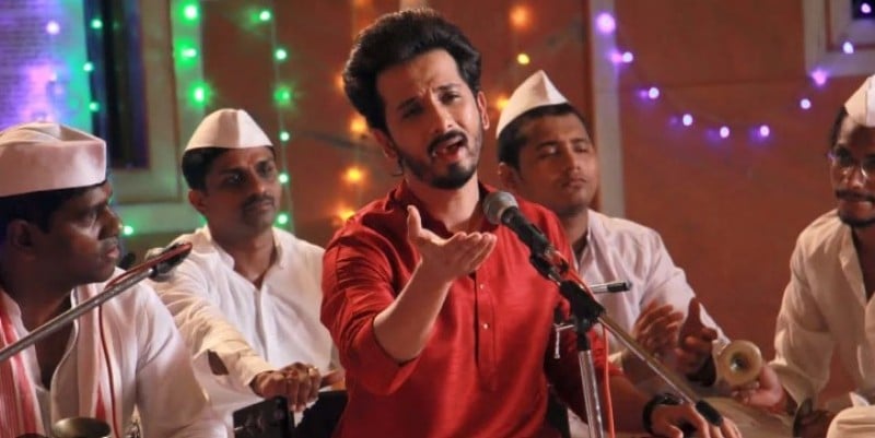 A screengrab from the show Tuzech Mi Geet Gaat Aahe, starring Abhijeet Khandkekar