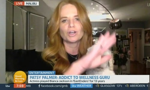 A screenshot from Patsy Palmer