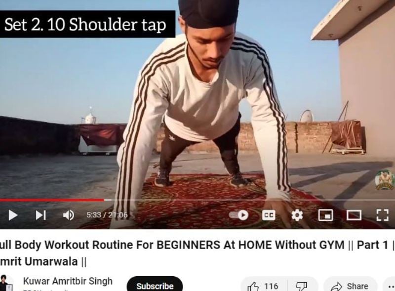 A screenshot of Amritbir Singh