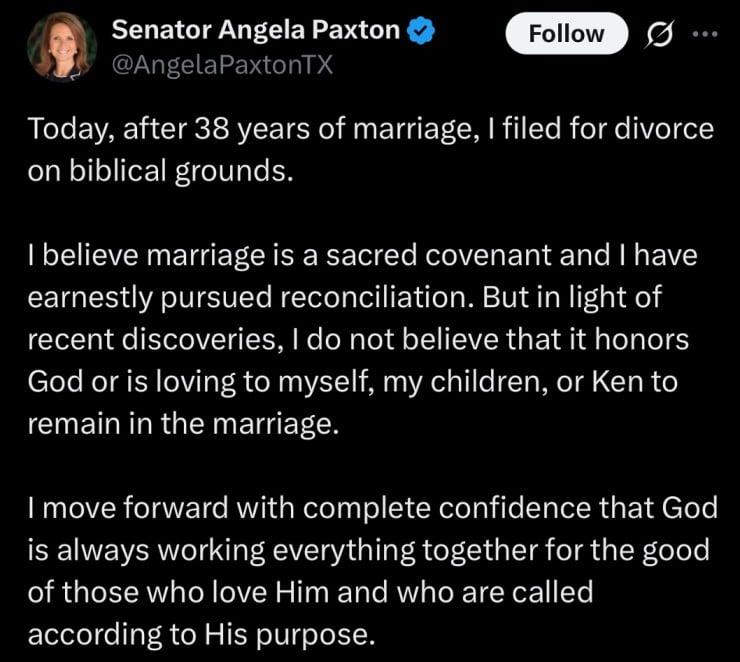 A screenshot of Angela Paxton