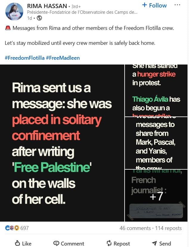 A still from Rima Hassan