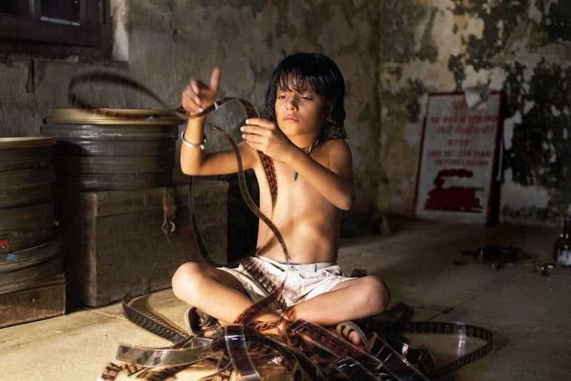 A still from the Oscar nominated film Chello Show