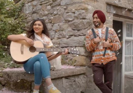 A still from the Punjabi music video Udaarian
