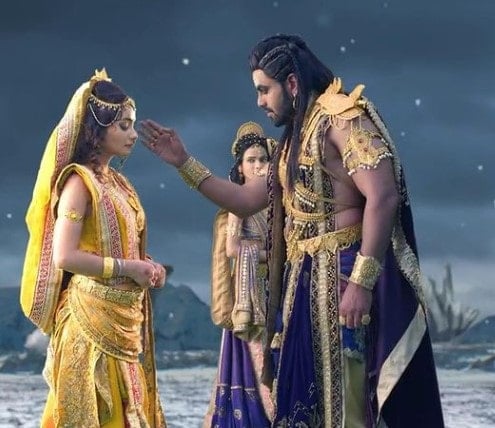 A still from the TV serial, Vighnaharta Ganesh