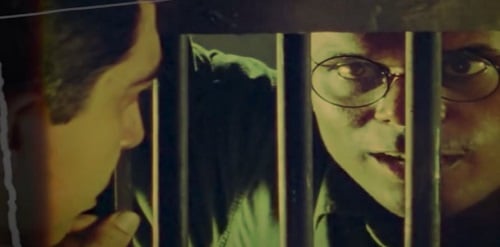 Ashish Vidyarthi as commander Bhadra in the Hindi film Drohkaal