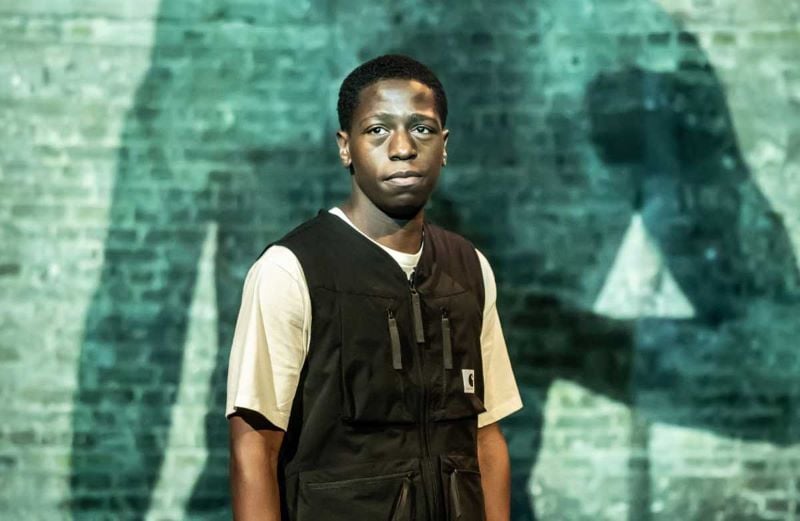 A still of David Jonsson from the play and breathe...(2021)