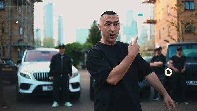 A still of G-Bani from the music video G-Class (2024)