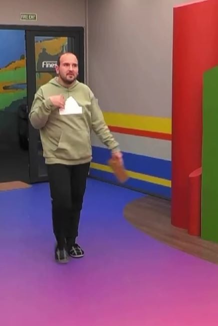 A still of Gabriel Muscat from the Maltese reality TV show Big Brother Malta (2025)