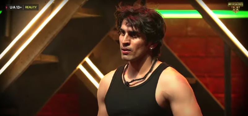 A still of Kushal Tanwar from the reality TV show MTV Roadies Double Cross (2025)