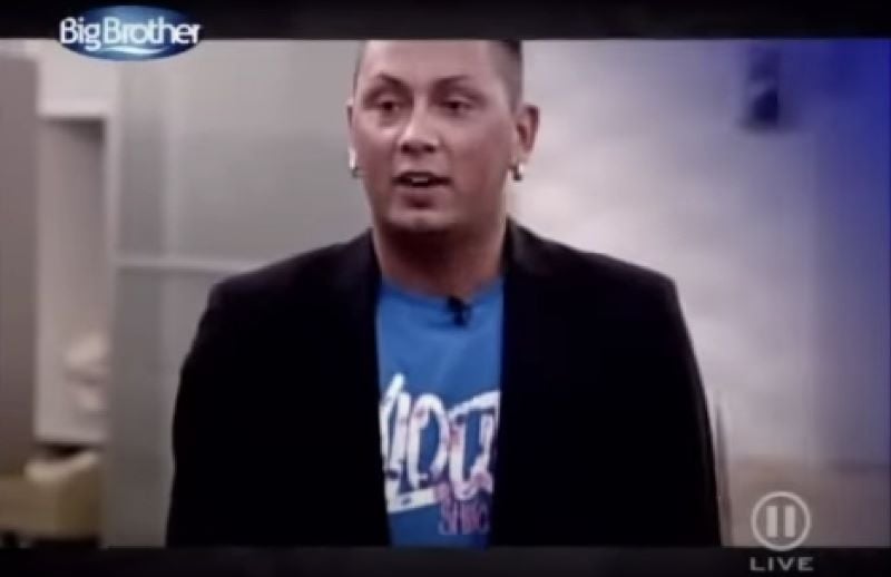 A still of Marcel Schiefelbein from the German reality TV show Big Brother (2008)
