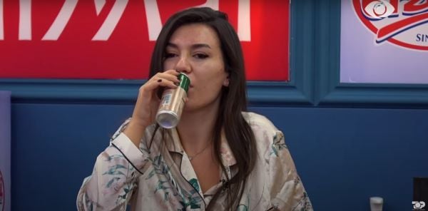 A still of Ola Zenelaj from the Albanian reality TV show Big Brother VIP 4 (2025)