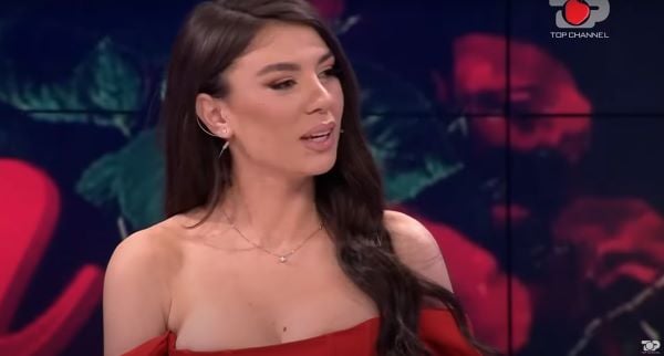 A still of Ola Zenelaj from the Albanian reality TV show Për