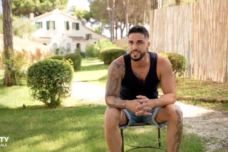 A still of Stefano Tediosi from the Italian reality show Temptation Island (2024)