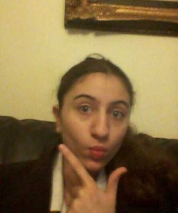 A teenage image of Melisa Raouf