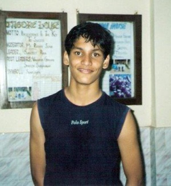 A teenage picture of Prem Parija