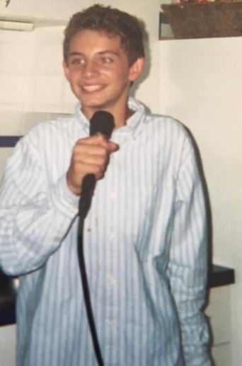 A teenage photo of James Kennedy