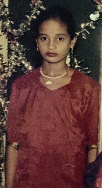 A teenage picture of Suja Varunee
