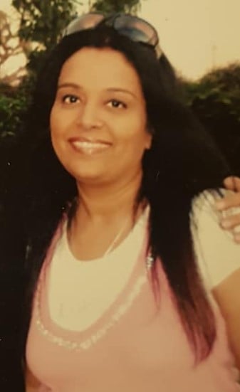 A young Aparna Thakur