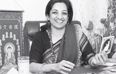 An old picture of Inseeya Khambati