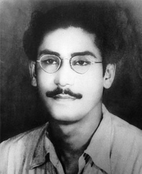 A young Sheikh Mujibur Rahman