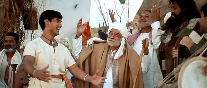 A.K Hangal in Lagaan (2001)