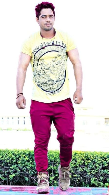 Aadi Nagar after gaining a few kgs of weight