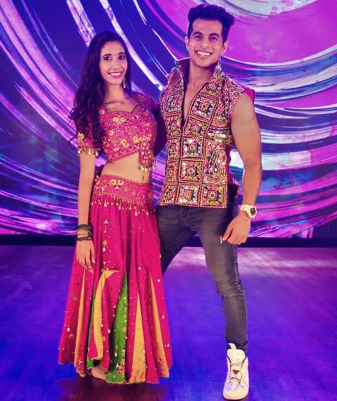 Aadil Khan on the sets of Dance Deewane