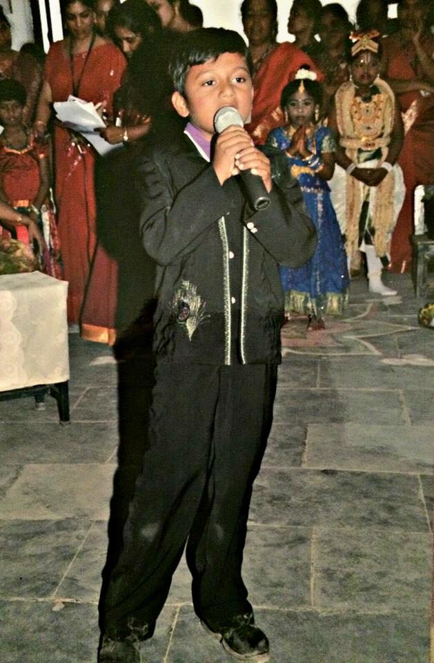 Aajeedh Khalique in his school days